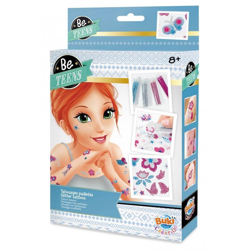 BUKI France BE205 Be Teens Glitter Tattoos - TOYBOX Toy Shop