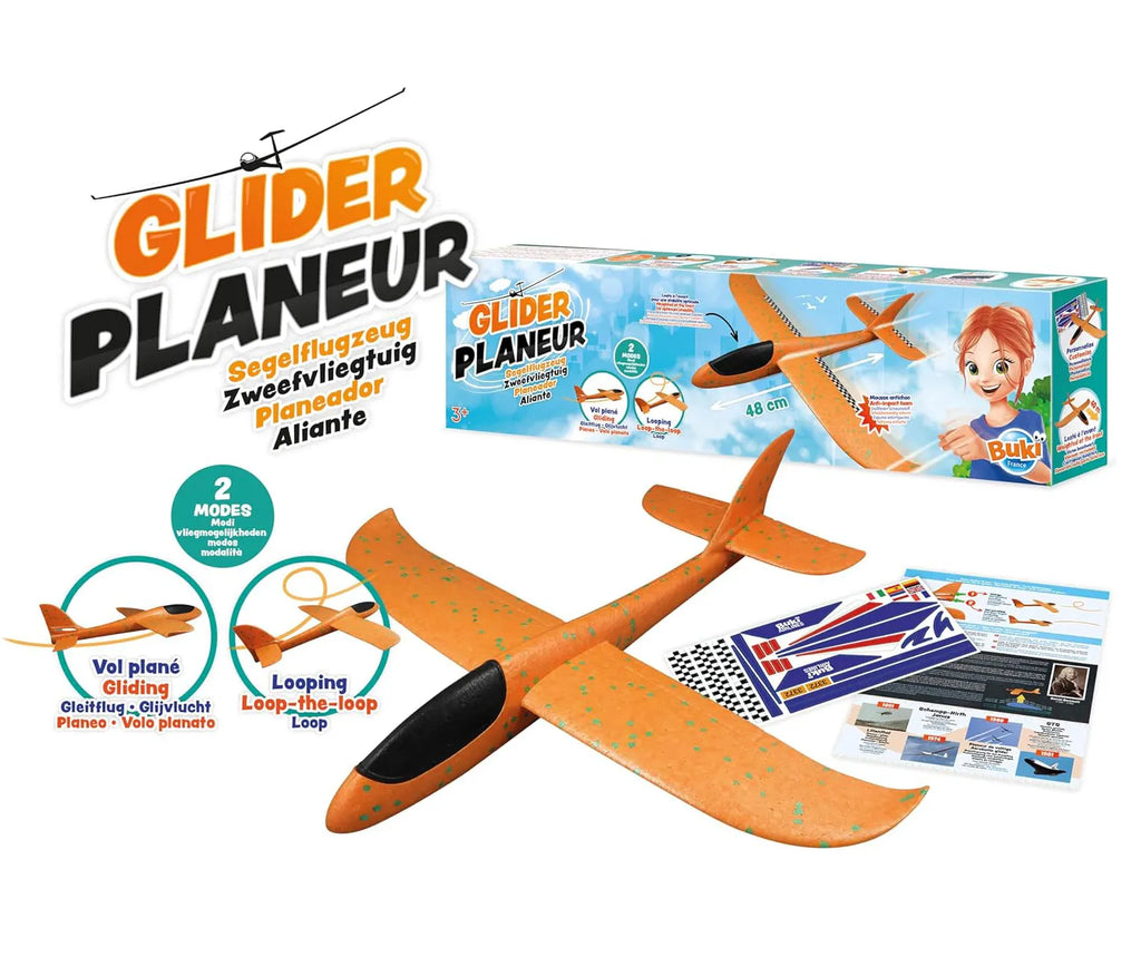 BUKI France Children's Throwing Glider 48cm