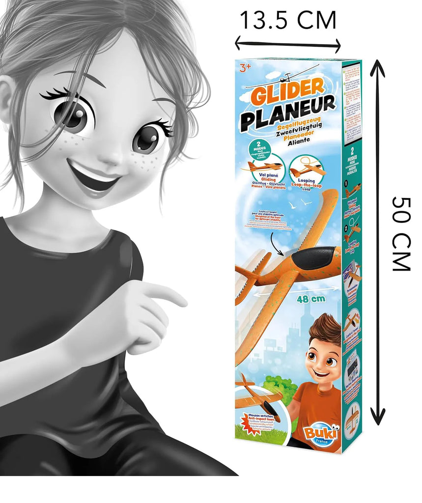 BUKI France Children's Throwing Glider 48cm