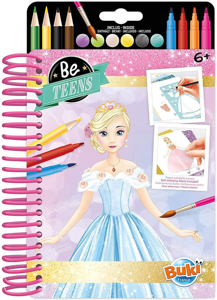 BUKI France CM101 Fashion Sketchbook Princess Dresses - TOYBOX Toy Shop