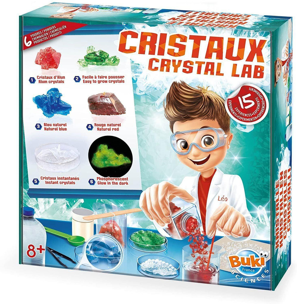 BUKI France Crystal Lab 15 Experiments - TOYBOX Toy Shop