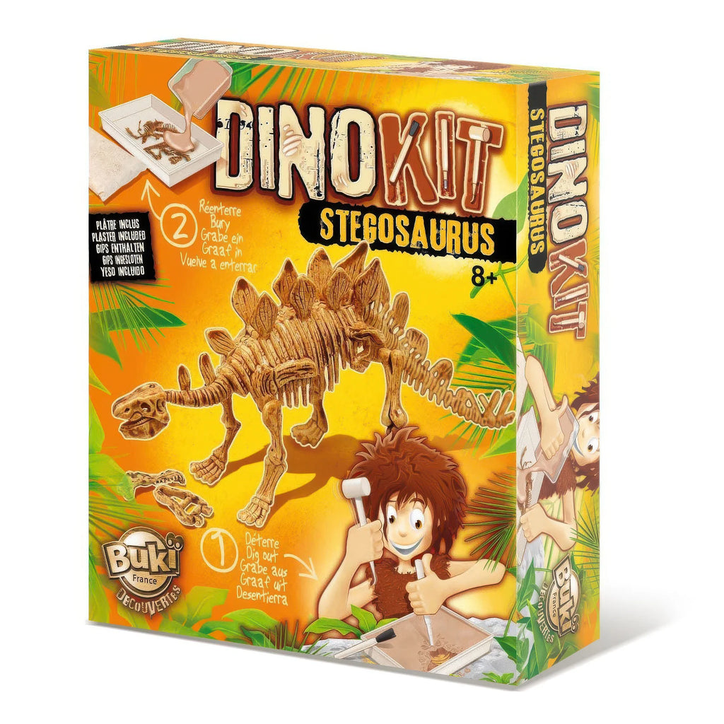 BUKI France Dino Kit Stegosaurus Dinosaur Fossil Digging Set - TOYBOX Toy Shop