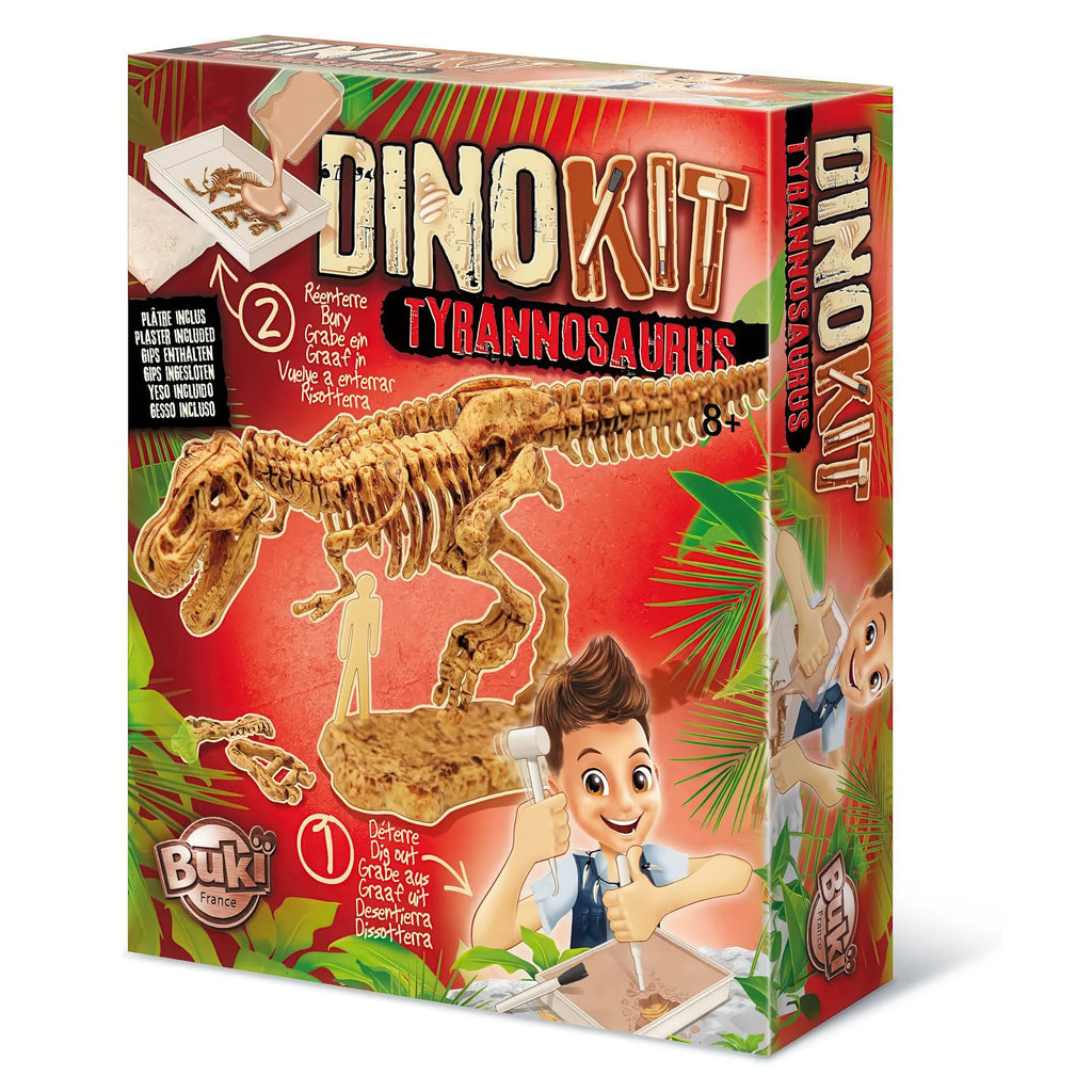 BUKI France Dino Kit Tyrannosaurus Dinosaur Fossil Set - TOYBOX Toy Shop