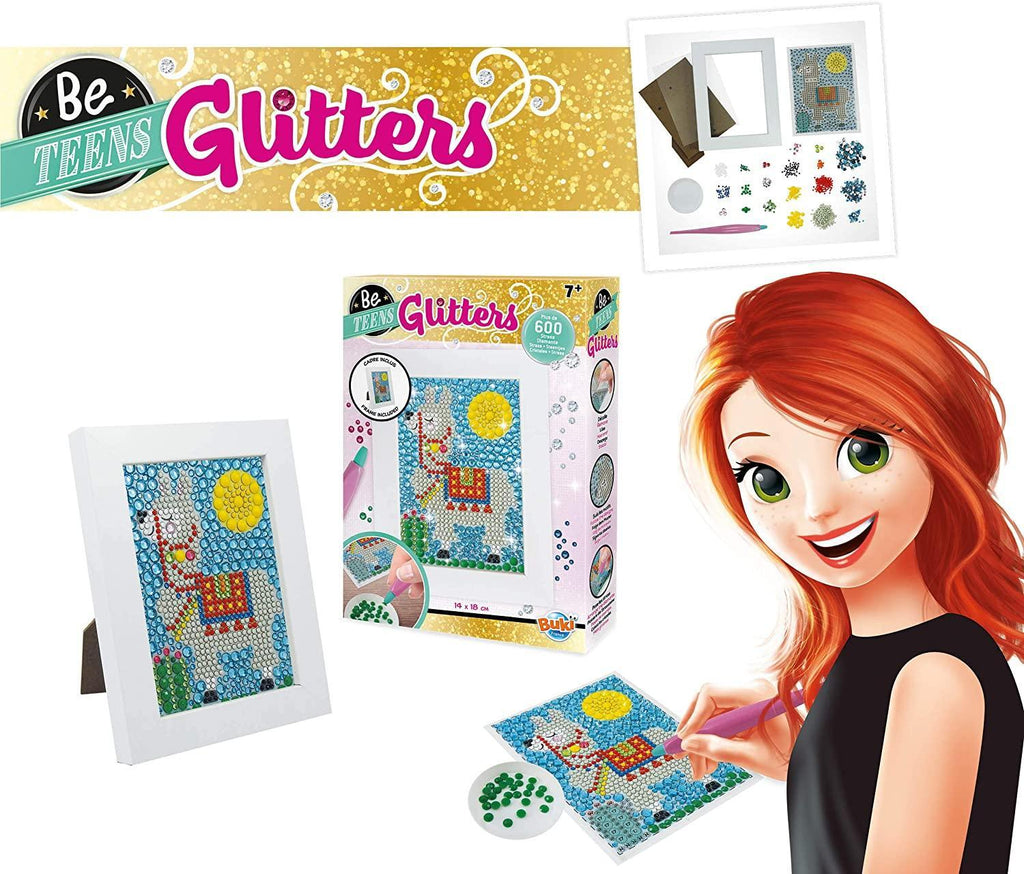 BUKI France DP003 Be Teens Glitters - Llama - TOYBOX Toy Shop