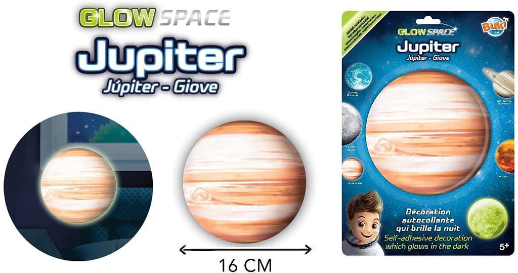 BUKI France Glow in The Dark Phosphorescent Planet - Jupiter - TOYBOX Toy Shop