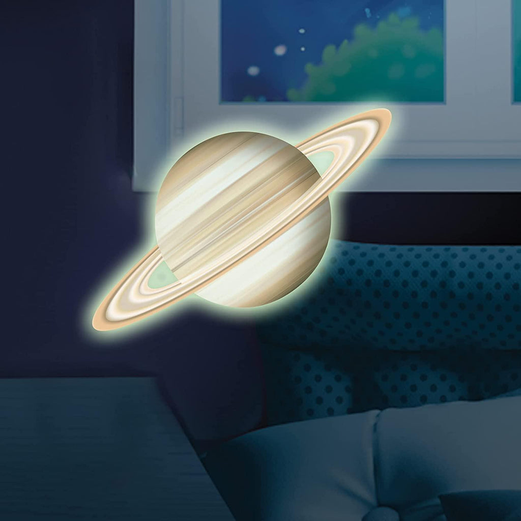 BUKI France Glow in The Dark Phosphorescent Planet - Saturn - TOYBOX Toy Shop