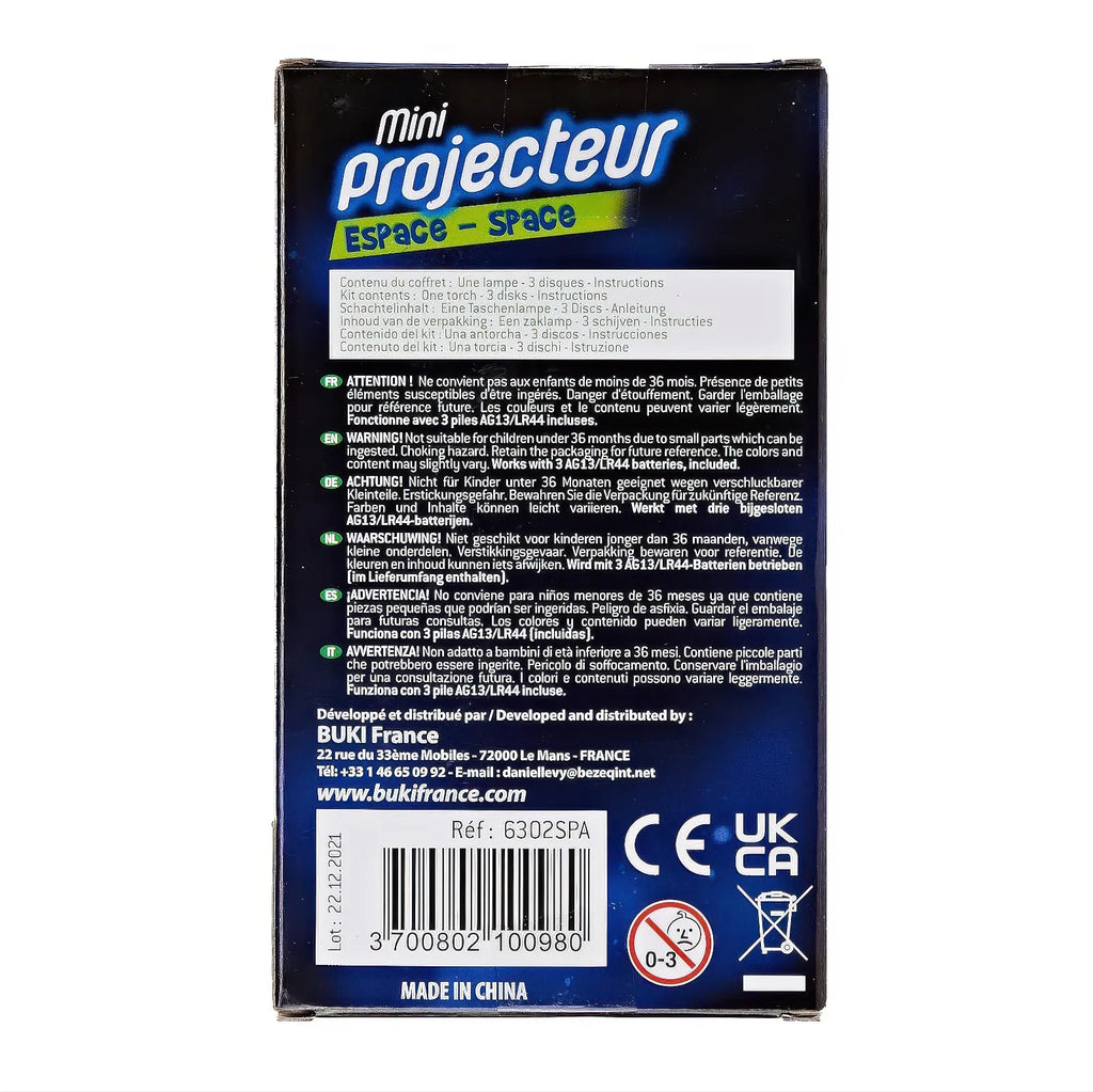 BUKI France Mini Projector - Space