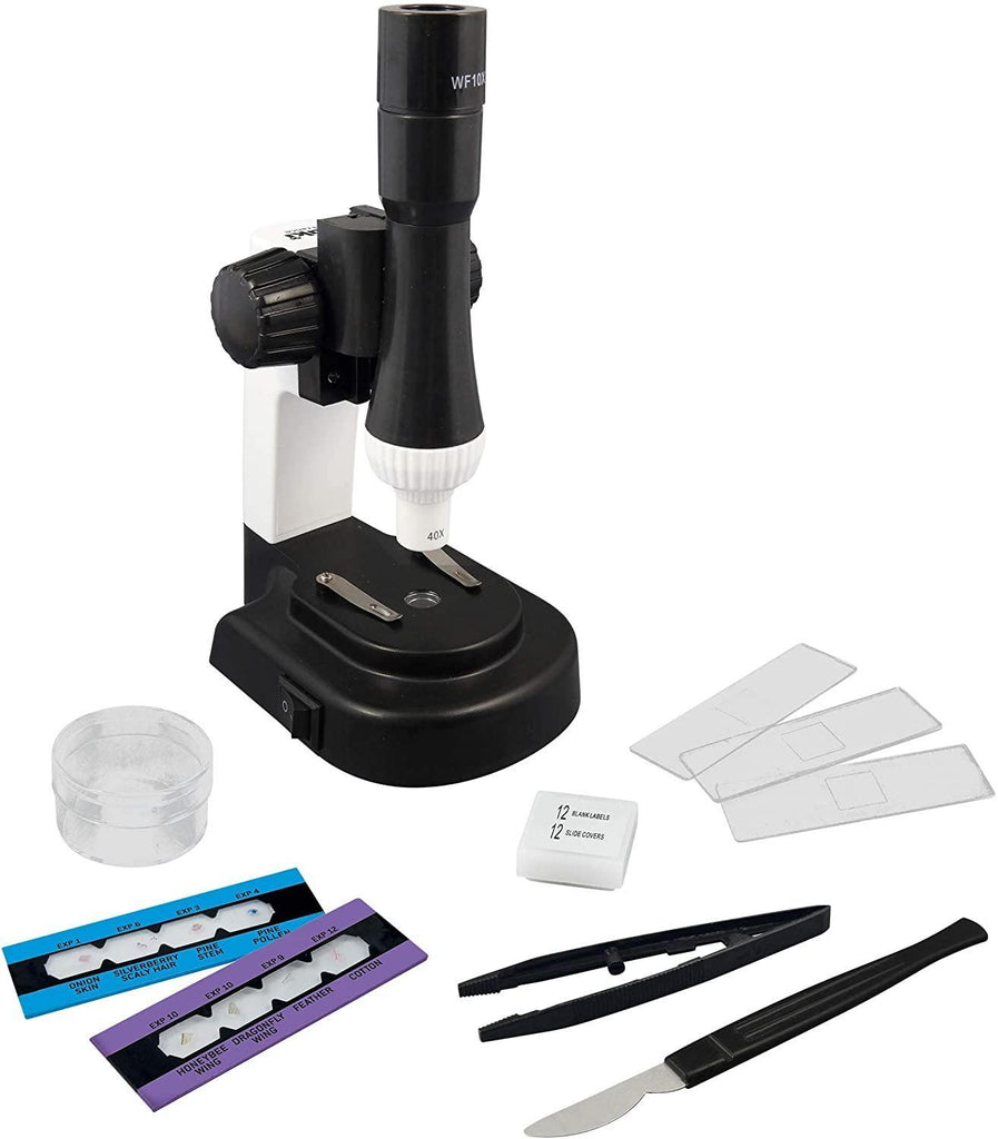 BUKI France MR400 Microscope with 15 Experiments - TOYBOX Toy Shop