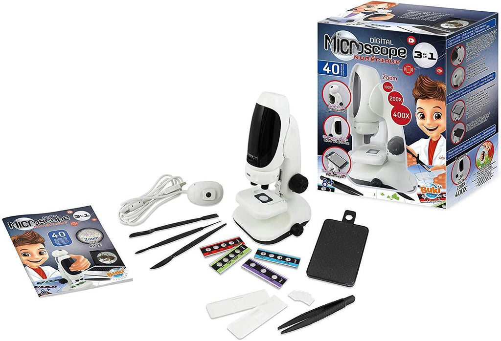 BUKI France MR700 - 3-in-1 Digital Video Microscope - TOYBOX Toy Shop