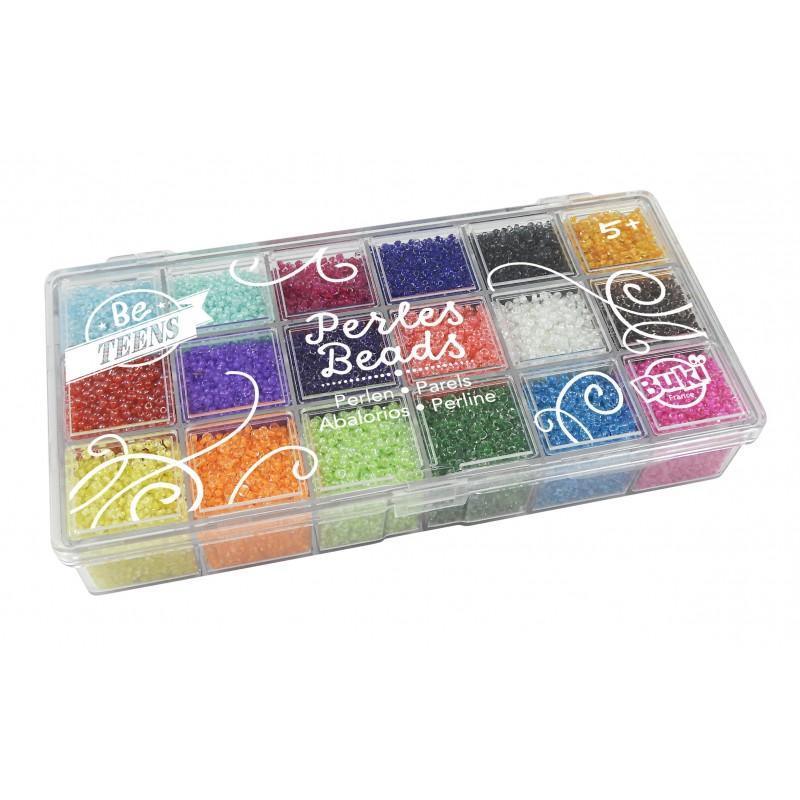 BUKI France PE012 Box of Transparent Beads - TOYBOX Toy Shop