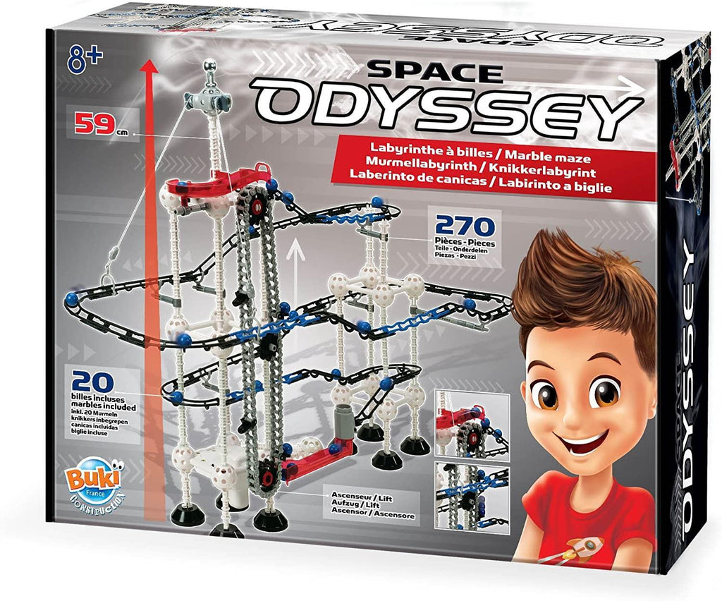 BUKI France PM517 Marble Runs Space Odyssey Construction Playset (Damaged Box) - TOYBOX Toy Shop