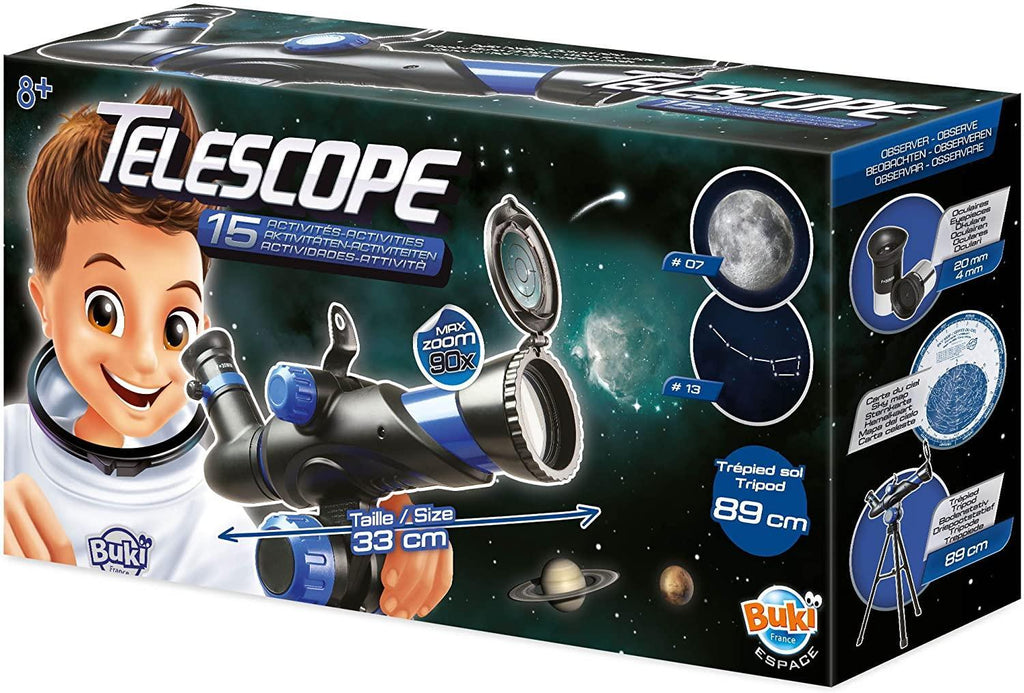 BUKI France Telescope with 15 Activities - TOYBOX Toy Shop