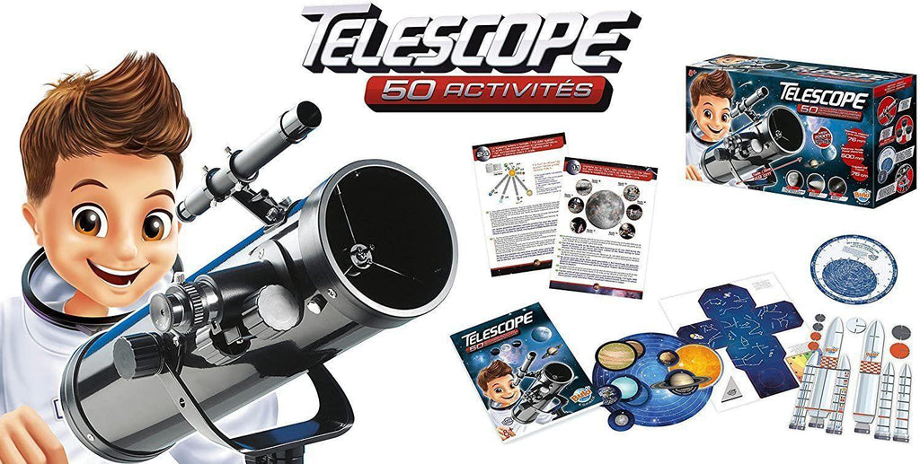 BUKI France TS008B Telescope 50 Activities - TOYBOX Toy Shop