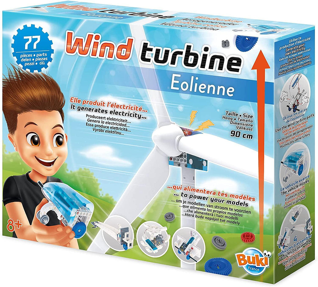 BUKI France Wind Turbine Educational Construction Playset - TOYBOX