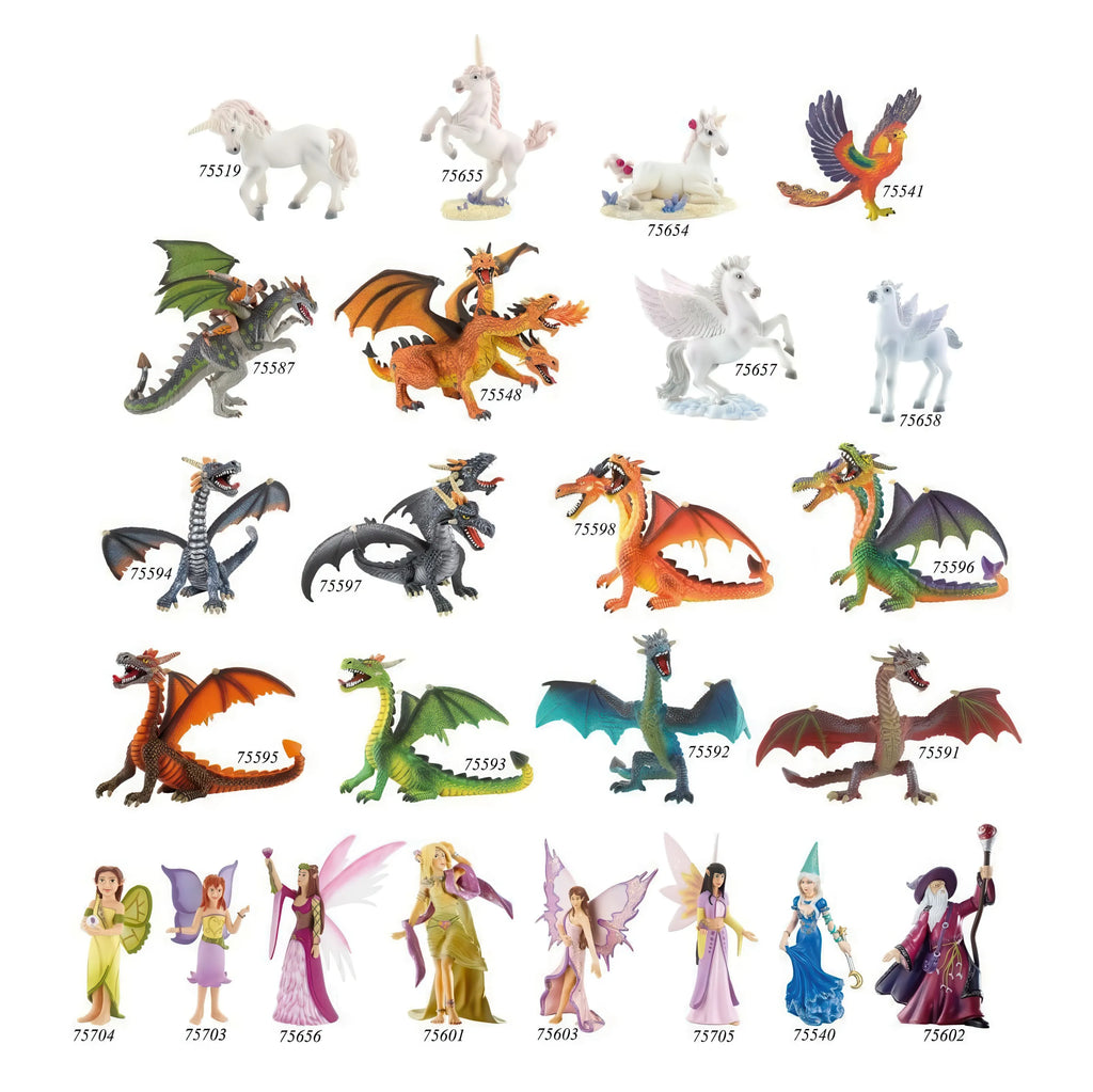 Bullyland Dragon Flying Turquoise Figure 75592