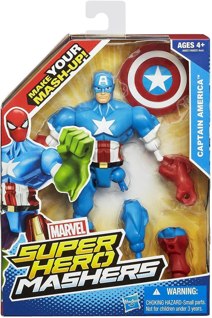 Captain America Avengers Super Hero Mashers 6-inch Action Figure - TOYBOX
