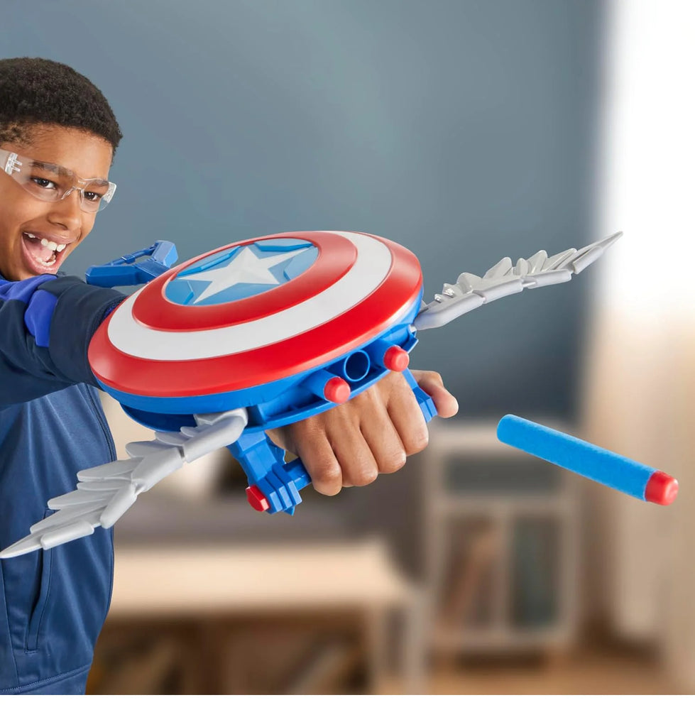Captain America Brave New World NERF Skyshot Blaster