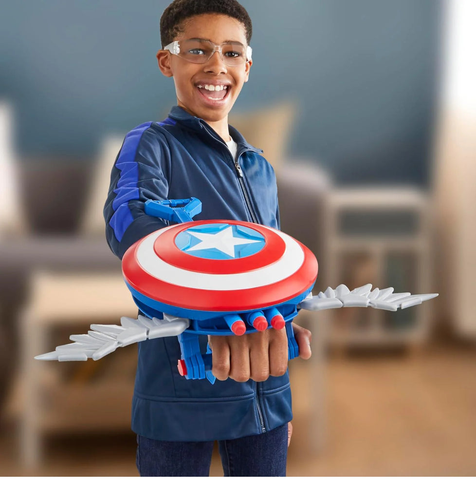 Captain America Brave New World NERF Skyshot Blaster