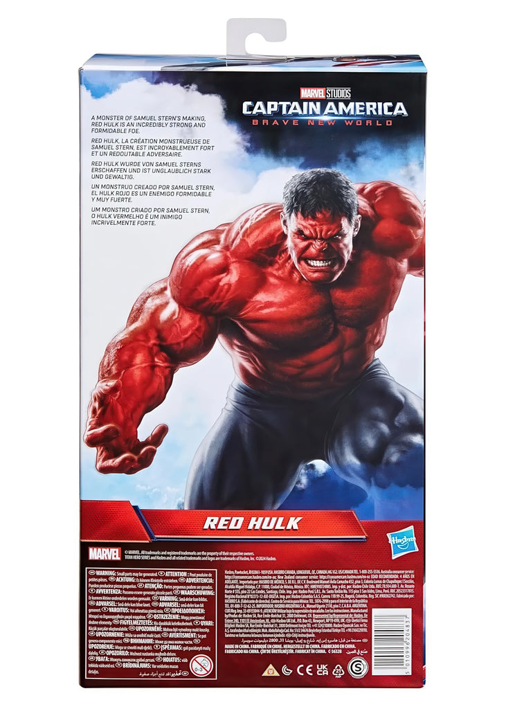 Captain America Titan Hero Red Hulk Action Figure - 30cm