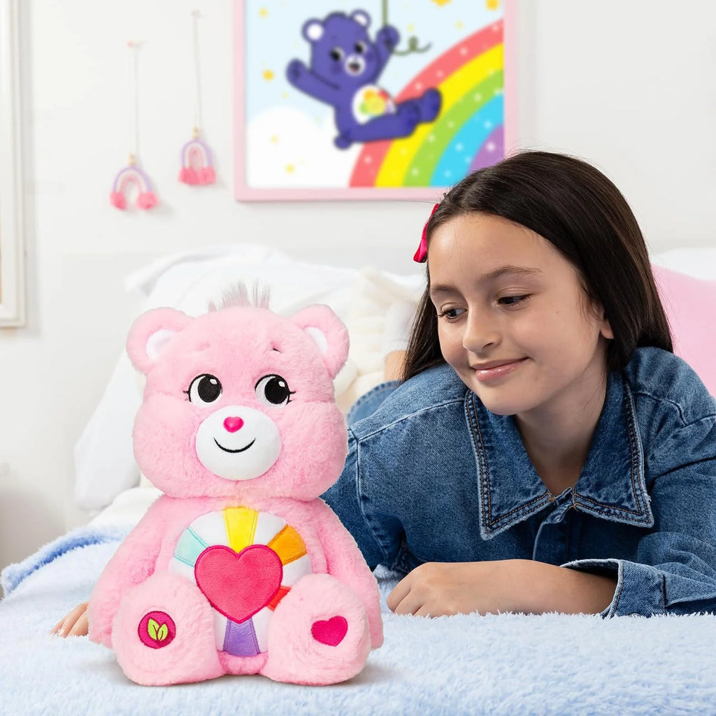 Care Bears 14 Inch Medium Plush-Hopeful Heart Bear - TOYBOX Toy Shop