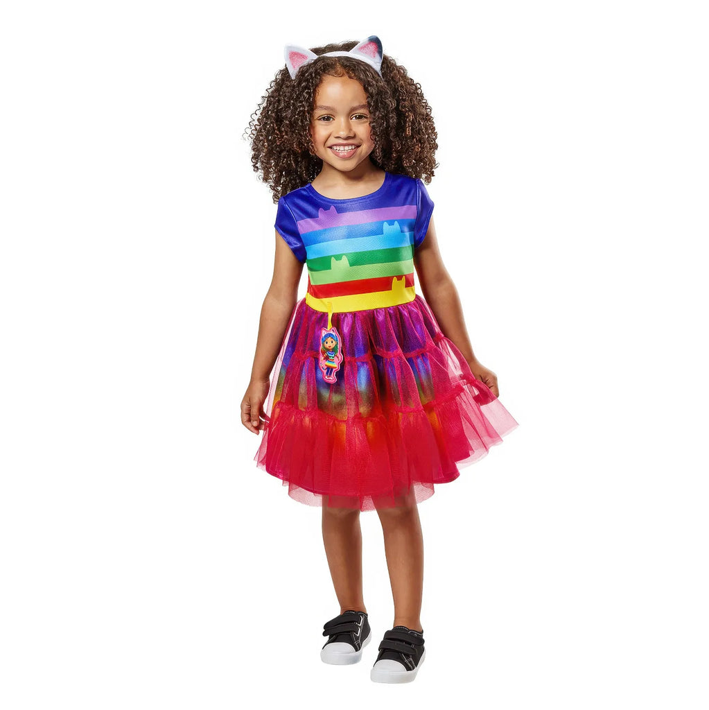 Gabby's Dollhouse Rainbow Dress - Size XXS