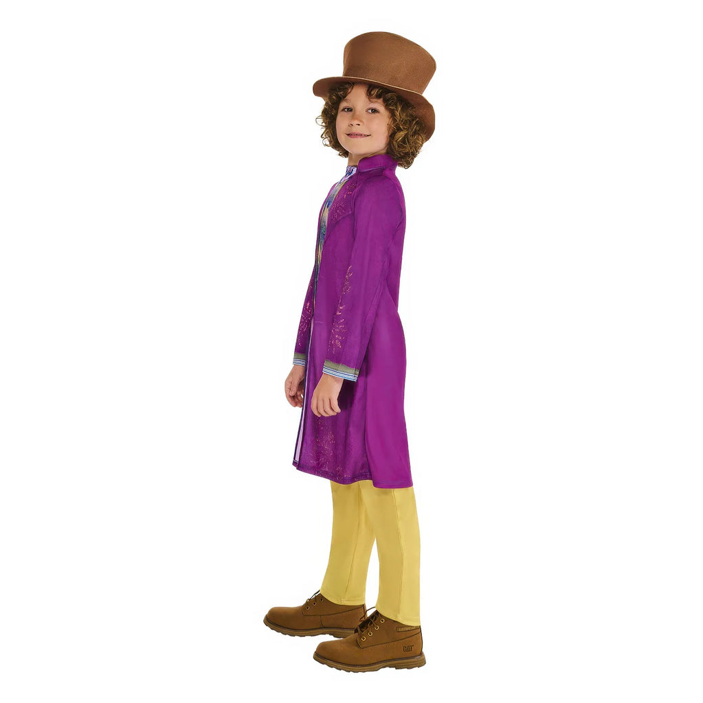 Willy Wonka Deluxe Kids Fancy Dress Costume - Size S
