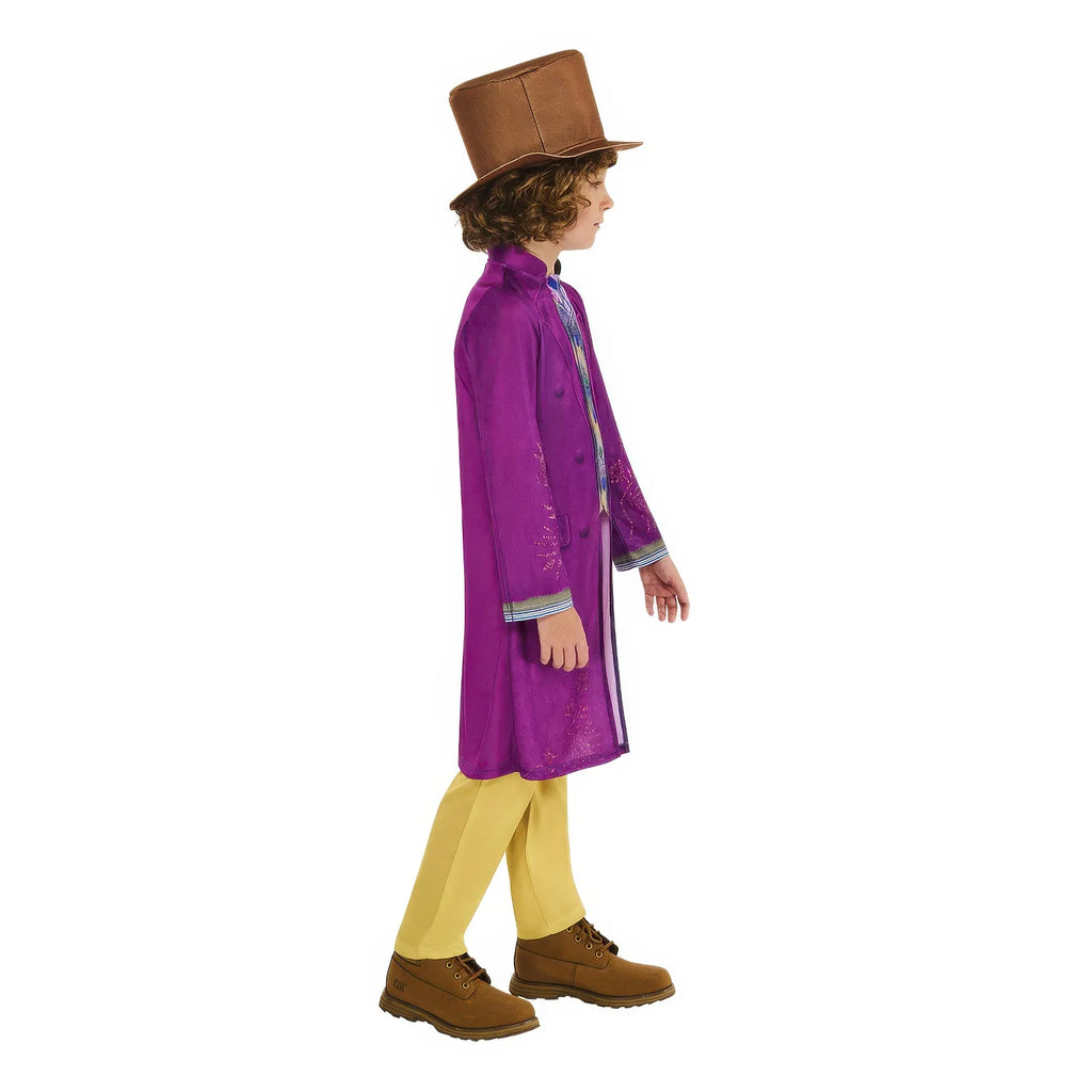 Willy Wonka Deluxe Kids Fancy Dress Costume - Size S