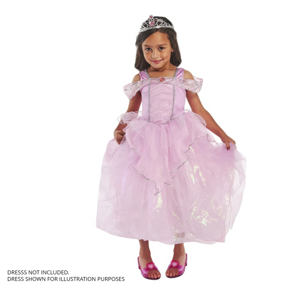 Pink Princess Shoes with Heart Fob