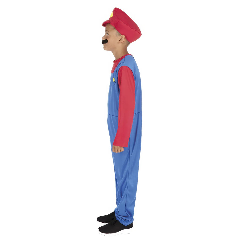 Plumber Kids Fancy Dress Costume - Size Large