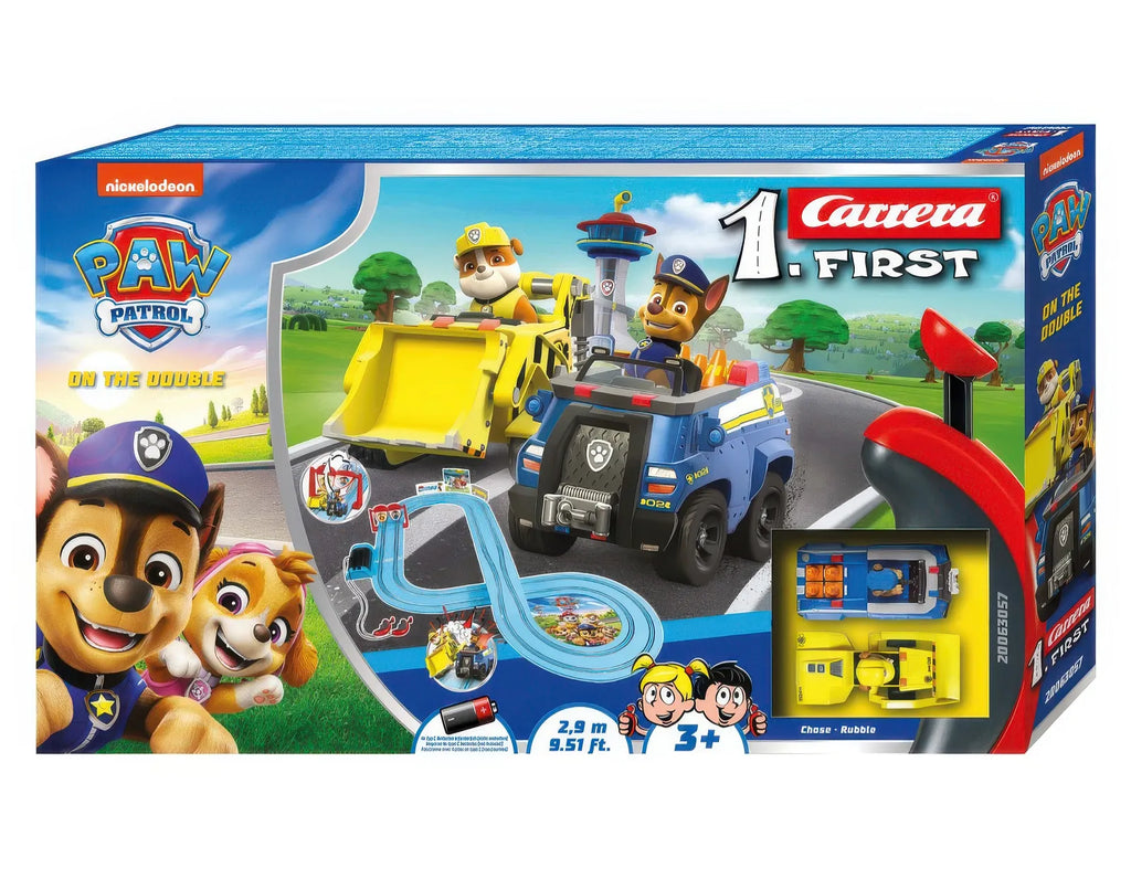Carrera First PAW Patrol Double 2.9m Track Racing Set