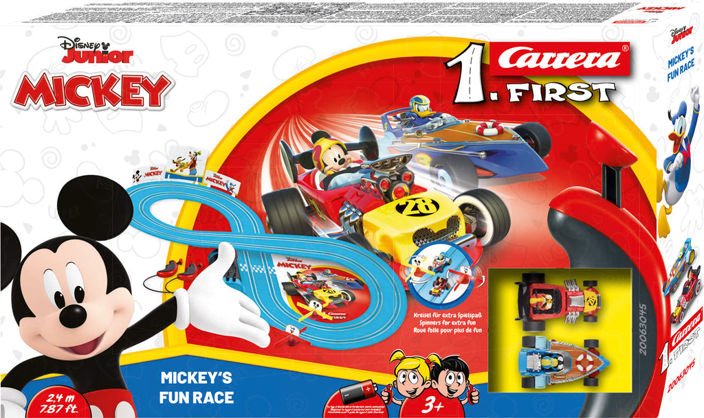 Carrera First Race Track - Mickey's Fun Race - TOYBOX Toy Shop