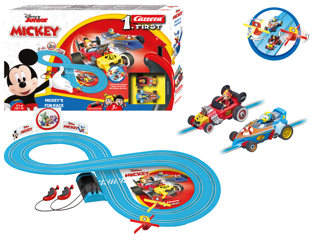 Carrera First Race Track - Mickey's Fun Race - TOYBOX Toy Shop