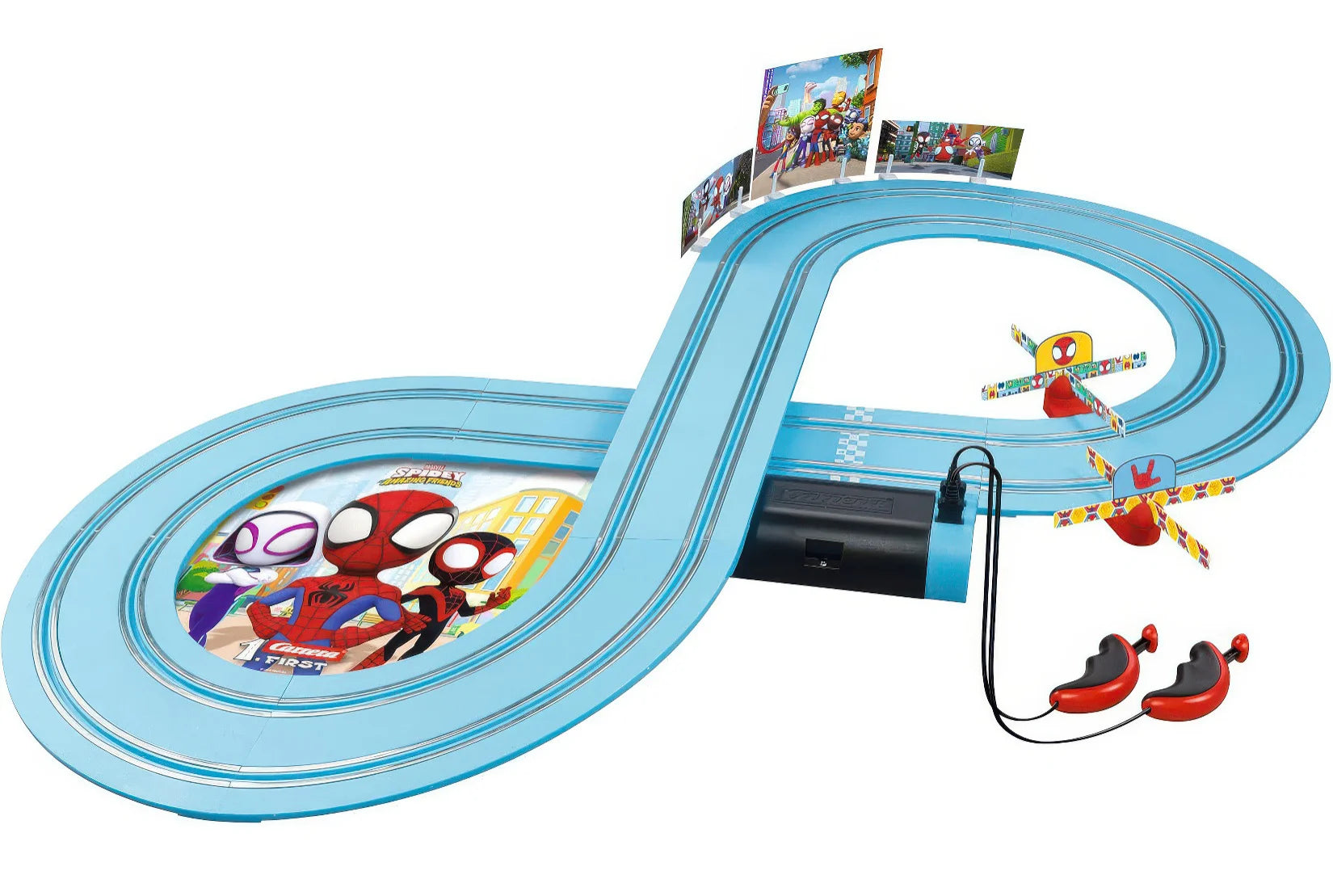 Carrera First Spidey Web Spinners Race Track 2.4m TOYBOX