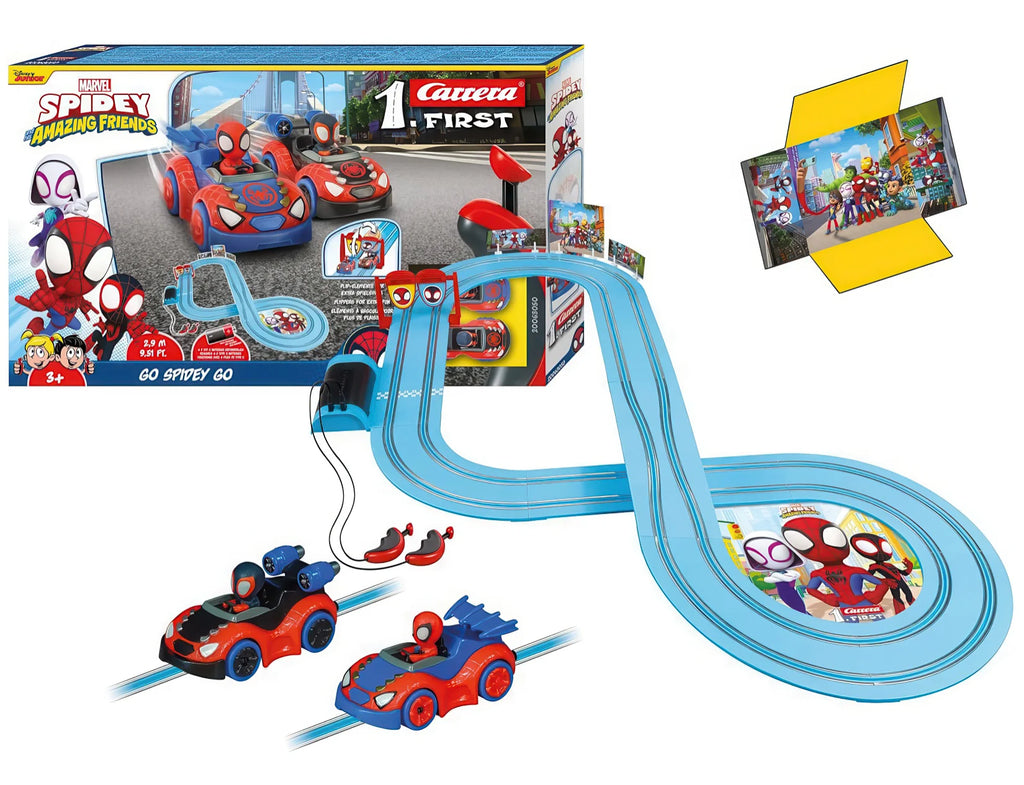 Carrera First Spidey Web Spinners Race Track 2.4m - TOYBOX Toy Shop