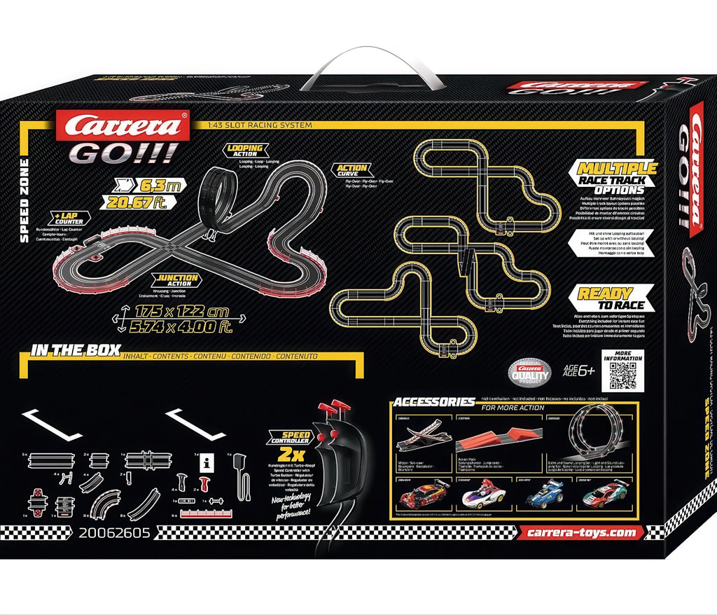 Carrera Go!!! Speed Zone Slot Car Race Track Set