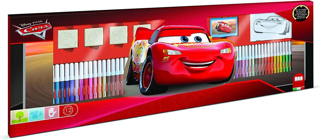 Cars 60 Markers Art Playset - TOYBOX Toy Shop