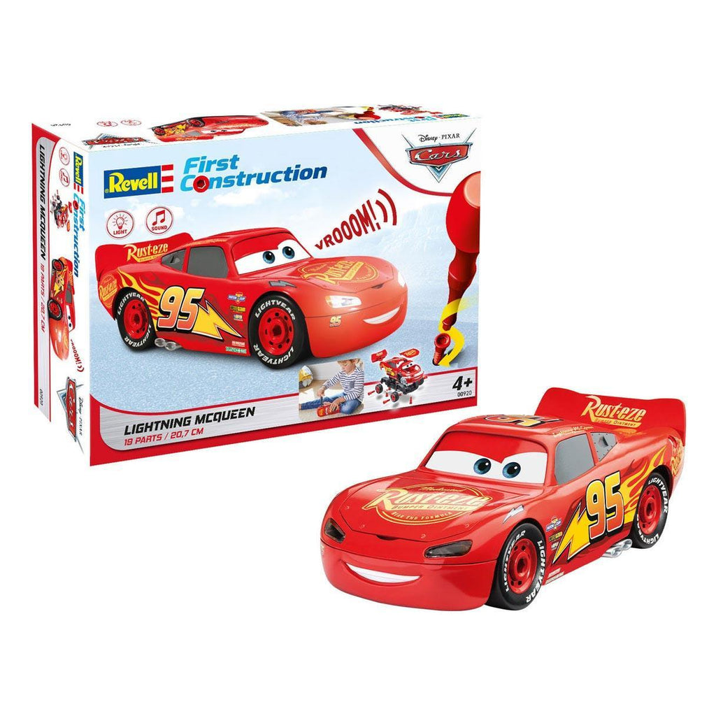 Cars Lightning McQueen Car Building Set with Light and Sound - TOYBOX