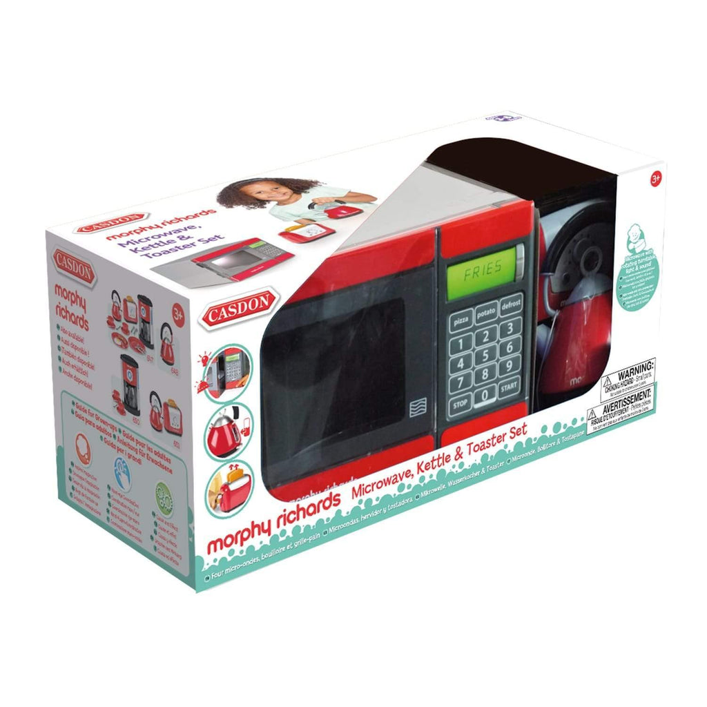 Casdon 680 Morphy Richards Microwave, Kettle & Toaster - TOYBOX Toy Shop