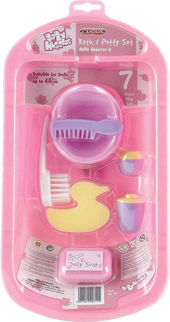 Casdon 711 Baby Huggles Bath & Potty Set - TOYBOX Toy Shop