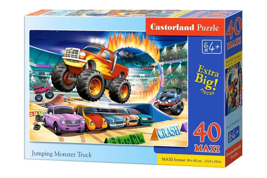 Castorland 40 Piece Jigsaw Puzzle - Jumping Monster Truck - TOYBOX Toy Shop