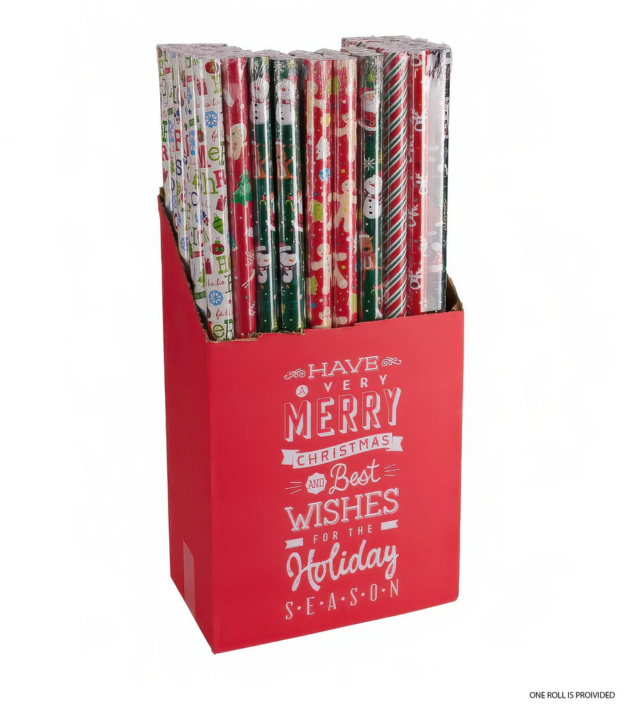 Christmas Gift Wrapping Paper - Assorted Patterns