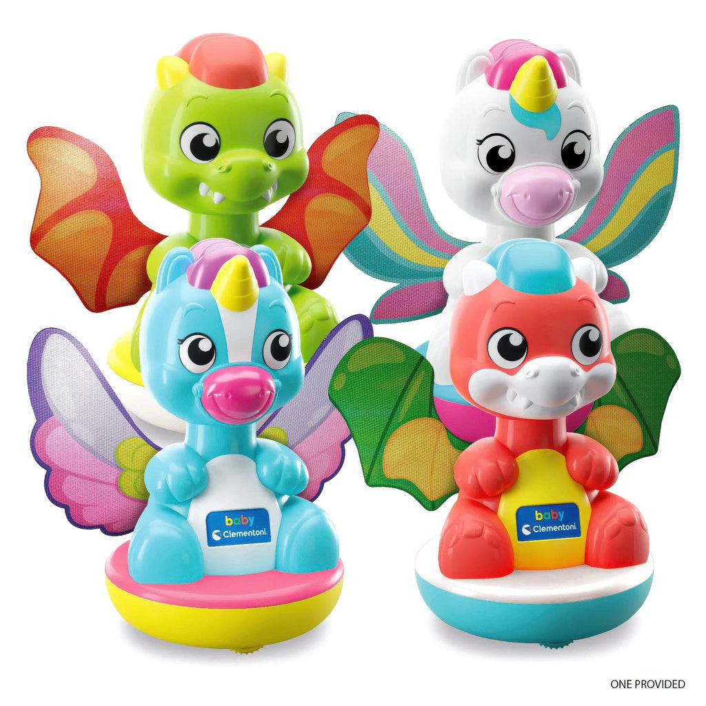 Clementoni Baby Spinning Unicorn/dragon - Assorted