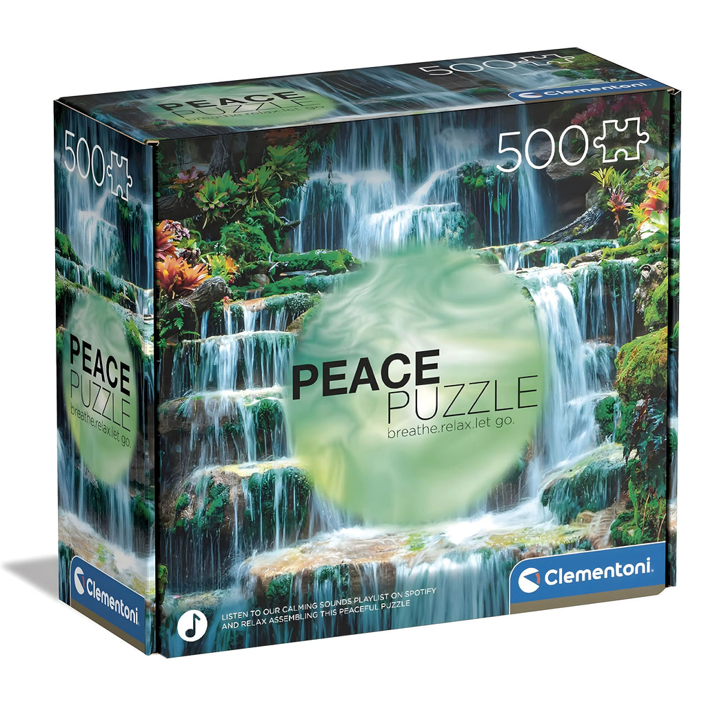 Clementoni Peace The Flow Jigsaw Puzzle with 500 Pieces - TOYBOX Toy Shop