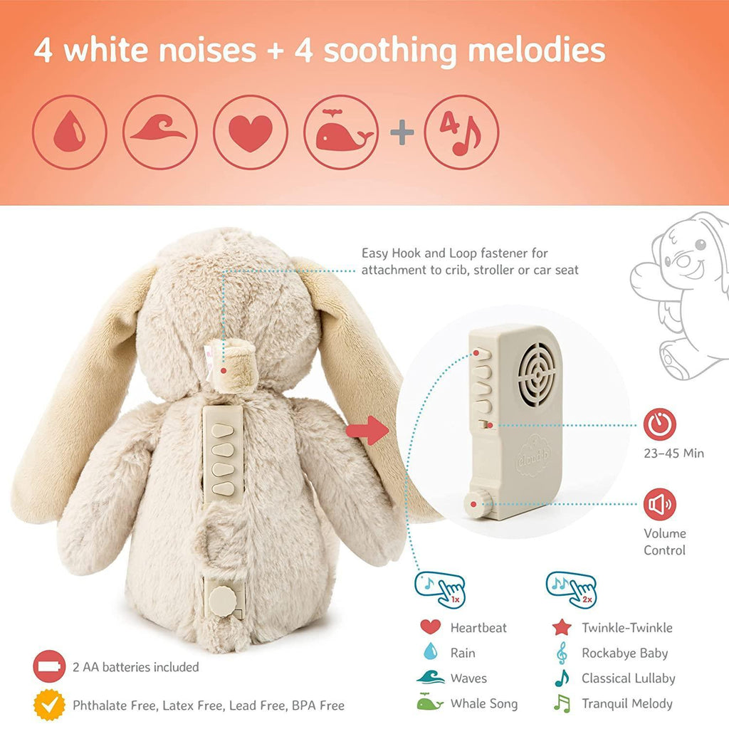 Cloud b Soothing Sound Machine Bubbly Bunny - TOYBOX