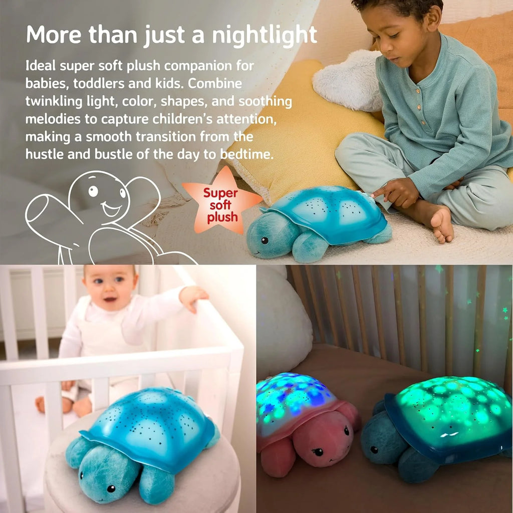 Cloud b Twilight Turtle - Aqua Night Light - TOYBOX Toy Shop