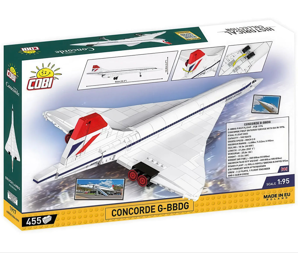 COBI Concorde G-bdg Model Kit