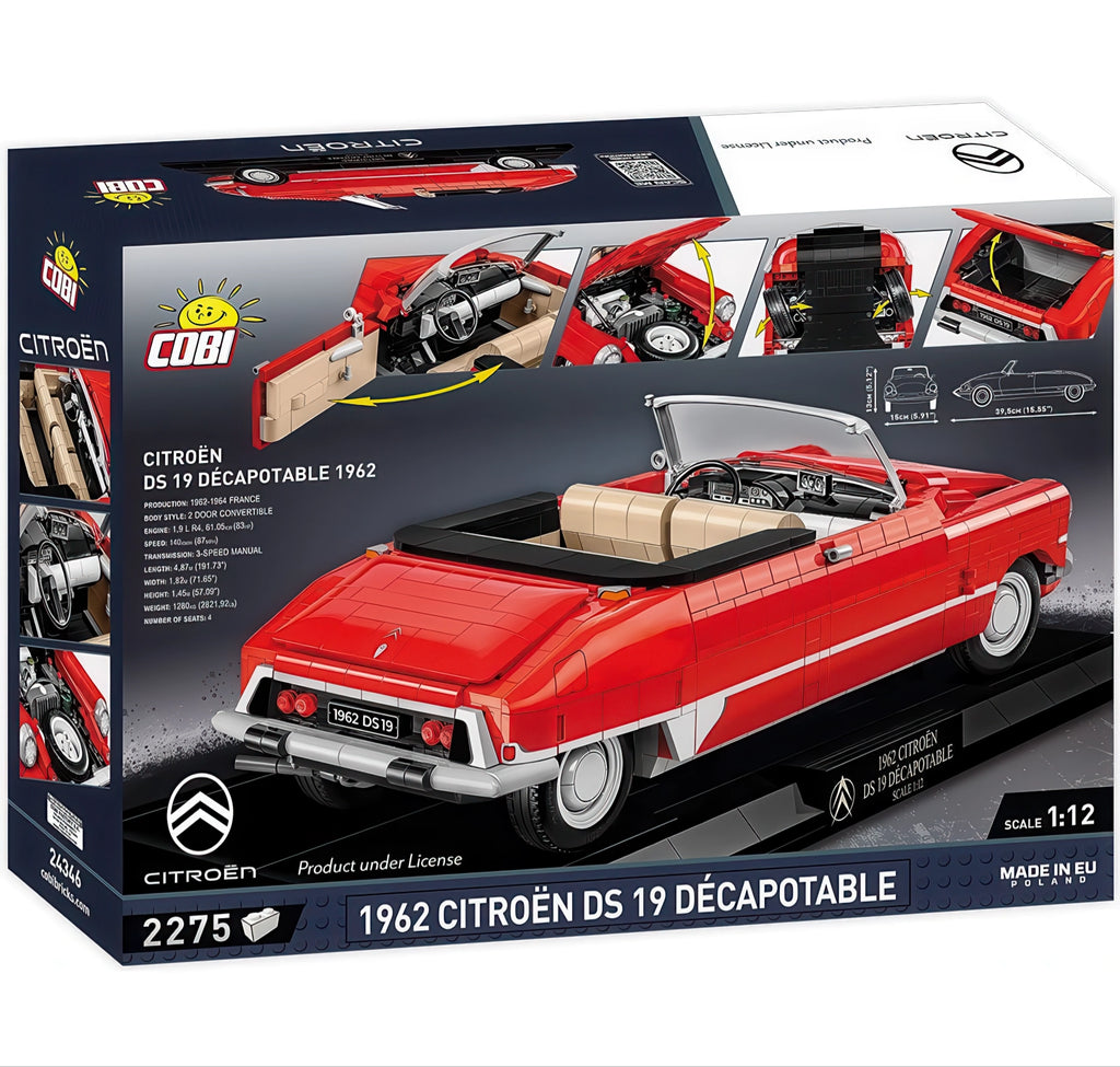 COBI 1962 Citroen Ds 19 Convertible Executive Edition