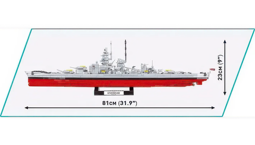 COBI Battleship Gneisenau Model Kit
