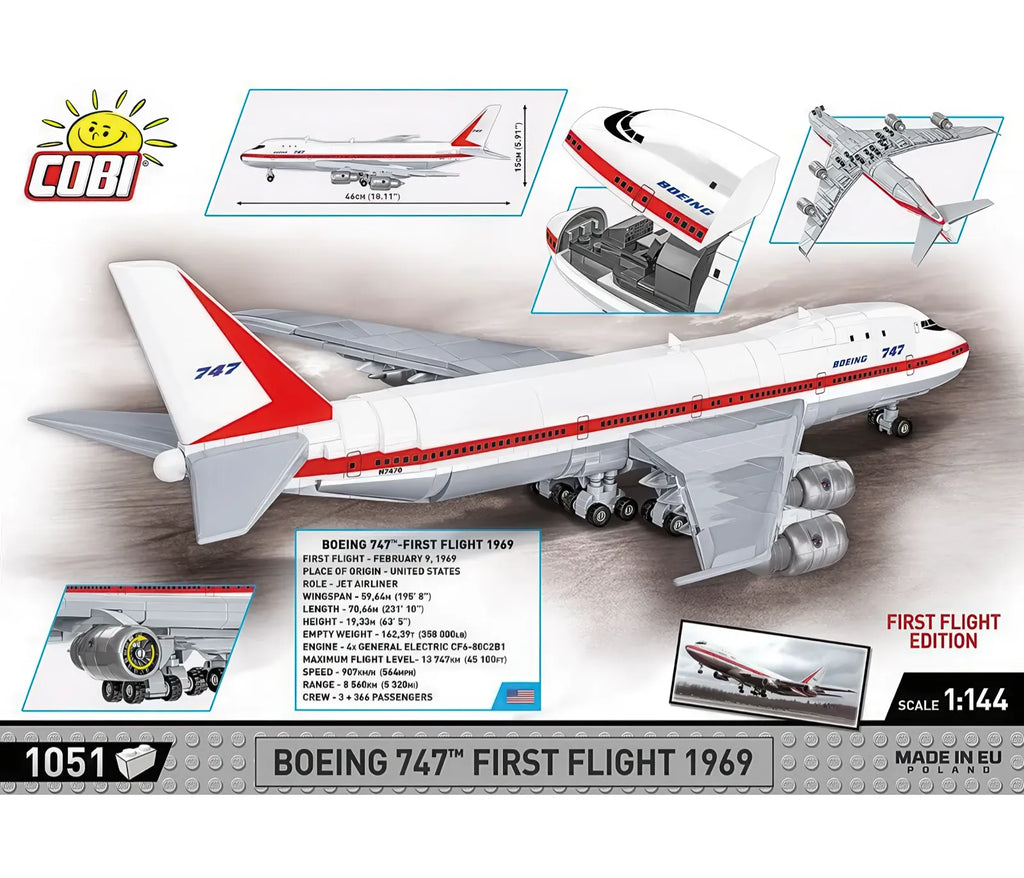 COBI Boeing 747 First Flight 1969