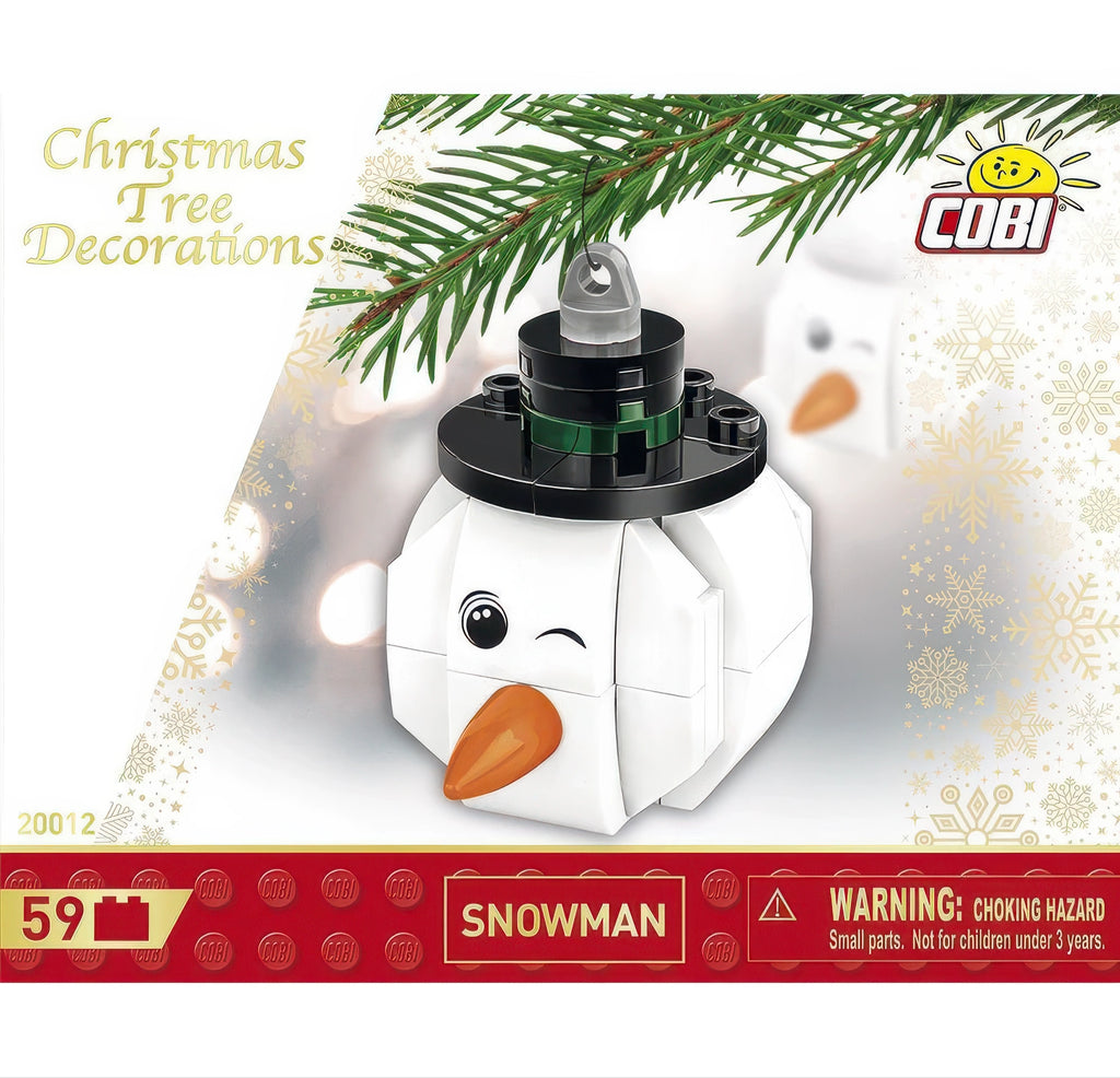 COBI Christmas Tree Decorations - Snowman